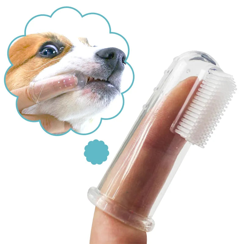 Super Soft Pet Finger Toothbrush.